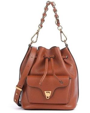 Coccinelle Beat Generation Small Bucket Bag - Braun