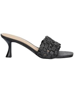 Guess Heeled Mules - Negro