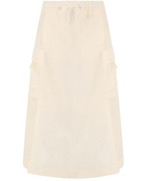 Laminar Midi Skirts - Neutro
