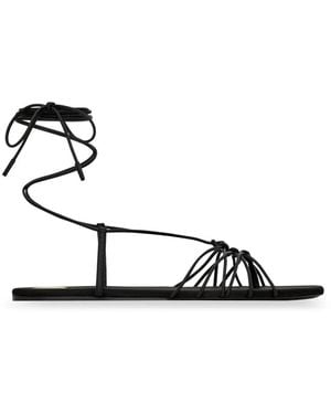 Saint Laurent Flat Sandals - Metallic