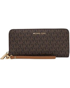 Michael Kors Large Logo Continental Wallet - Bruin