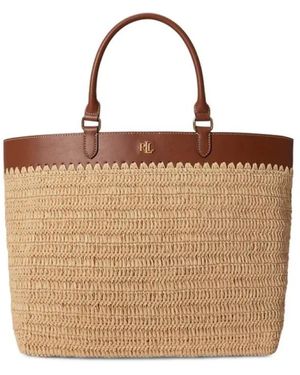 Ralph Lauren Tote Bags - Natural