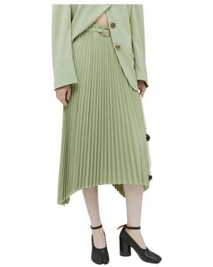 Rejina Pyo Midi Skirts - Green