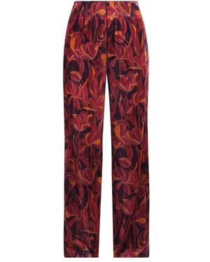 Maliparmi Straight Trousers - Red