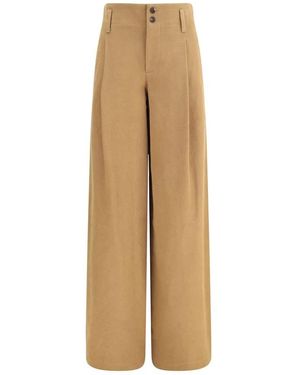 Chloé Wide Trousers - Neutro