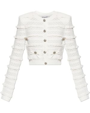 Self-Portrait Cardigans - White