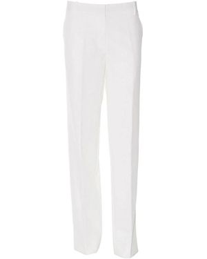 Heartmade Broeken ,Wit ,Polyester Off Klassieke Elastische Taillebroek