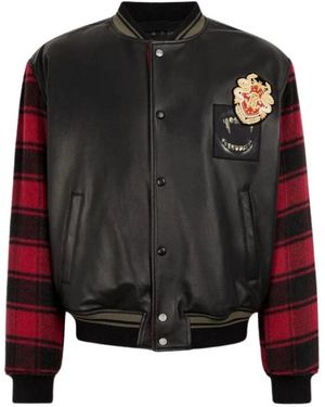 Roberto Cavalli Bomber Jackets - Black