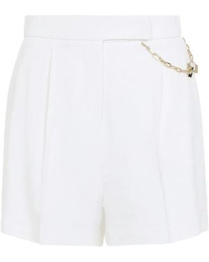 Elisabetta Franchi Short Shorts - White