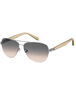 Fossil Tropfenförmige Sonnenbrille - Mettallic