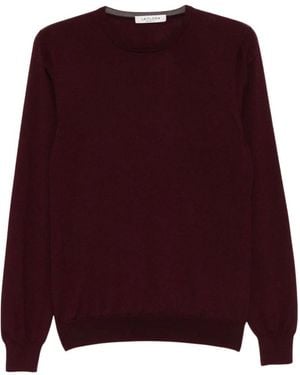 La Fileria Round-Neck Knitwear - Viola
