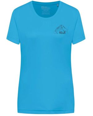 Jack Wolfskin Training T-Shirts - Azul