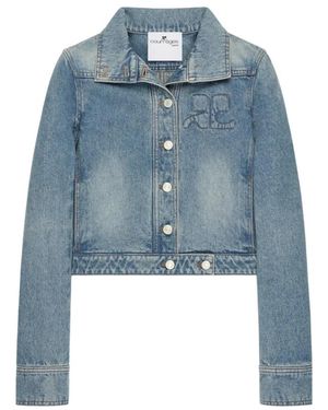 Courreges Reedition Denim Jacket - Blauw