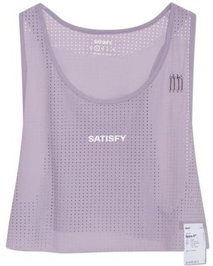 Satisfy Tops ,Paars ,Sleeveless Tops