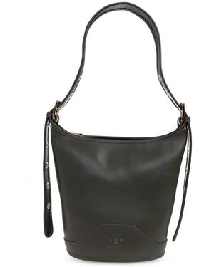 IRO Tassen ,Groen ,Leer Zyke Small Shoulder Bag - Zwart