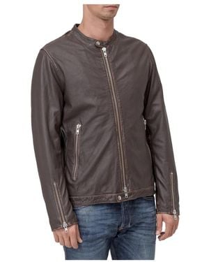 Bully Leather Jackets - Brown