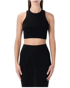 Rick Owens Sleeveless Tops - Nero