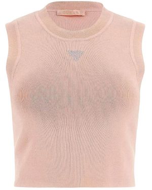 Guess Round-Neck Knitwear - Rosa