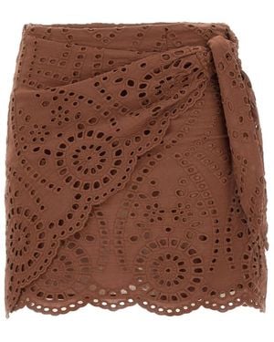 MC2 Saint Barth Short Skirts - Brown