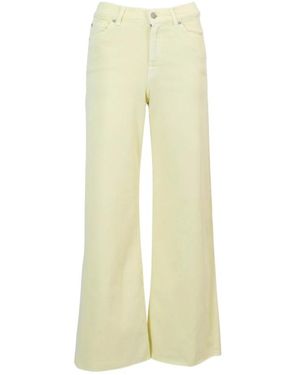 7 For All Mankind Wide Jeans - Yellow