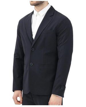 ARMANI EXCHANGE Blazer Stondata - Blauw