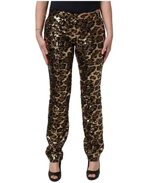 Dolce & Gabbana Slim-Fit Trousers - Black