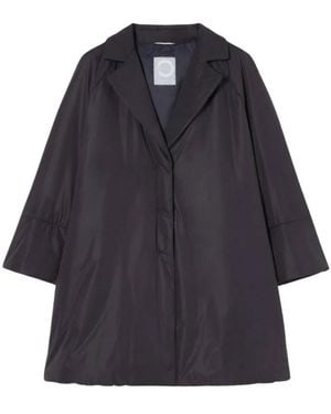 Marina Rinaldi Single-Breasted Coats - Blauw