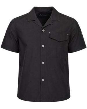 Moose Knuckles Short Sleeve Shirts - Negro