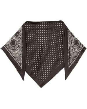Destin Accessoires ,Bruin ,Sens Triangle 65X65 Cm - Grijs