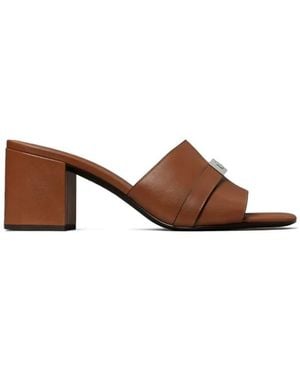 Tory Burch Heeled Mule - Braun
