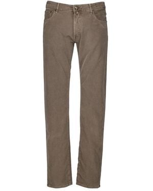 Hand Picked Straight Fit Jeans - Grey