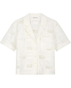 FABIENNE CHAPOT Overhemden ,Katoen Farida Blouse - Wit