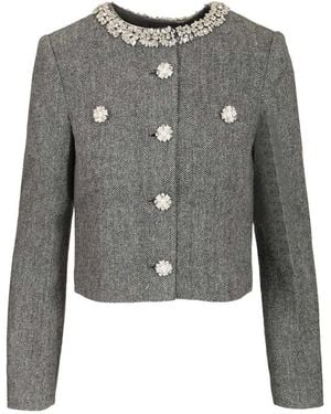Self-Portrait Cardigans - Gris