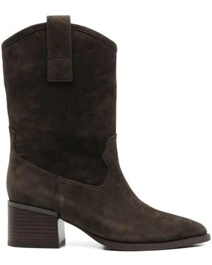 ADRIANNA FERETTI Cowboy & Biker Boots - Black