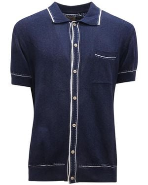 Bob Bruce Strickshirt - Blau