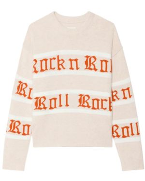 Zadig & Voltaire Truien & Vesten ,Roze ,Wol Markuz Sweater - Wit