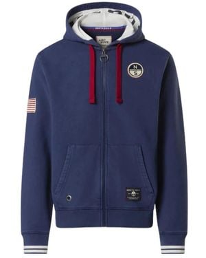 North Sails Zip-Throughs - Blue