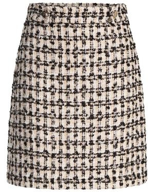 Joop! Rokken ,Tweed Textured A-Line Mini Rok - Zwart
