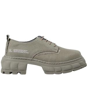 Viron Schoenen ,Grijs ,Katoen Upcycled Canvas Alter Schoenen