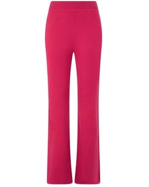 Alberta Ferretti Wide Trousers - Rojo