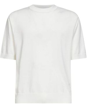 Laneus Round-Neck Knitwear - White