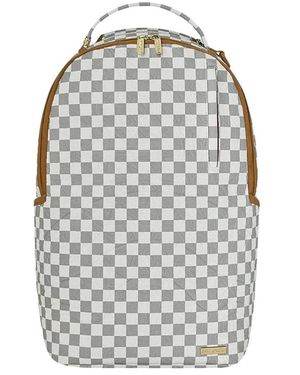 Sprayground Tassen ,Veelkleurig ,Graff Embossed Check Rugzak - Grijs