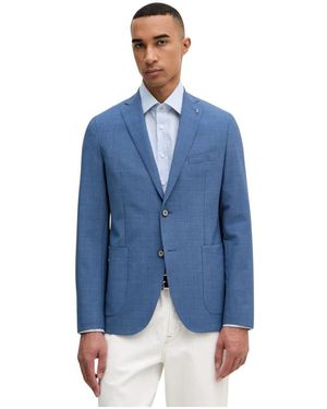 Michael Kors Jassen ,Blauw ,Wol Wolmix Blazer