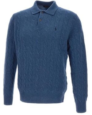 Polo Ralph Lauren Round-Neck Knitwear - Blue