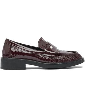 Strategia Bordeaux Leder Loafers Eleganter Stil - Braun