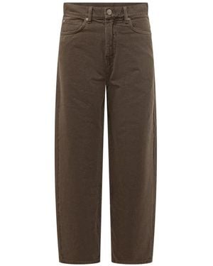 Pinko Jeans ,Bruin ,Katoen Estelle Straight Leg Pants
