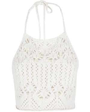 Alanui Sleeveless Tops - Blanc