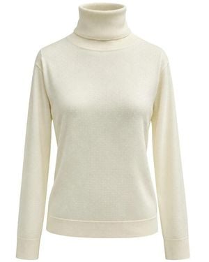 P.A.R.O.S.H. Truien & Vesten ,Wit ,Turtleneck Trui
