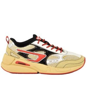 DIESEL Rubberized Rubber Trainers - Multicolour