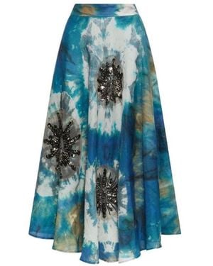 Maliparmi Midi Skirts - Blauw